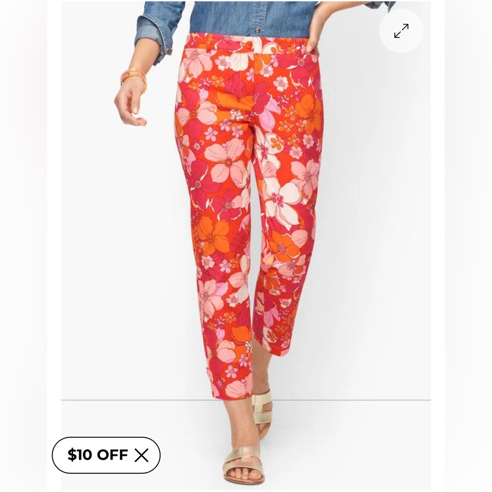 NWOT Talbot’s Perfect Crop — Bright Floral